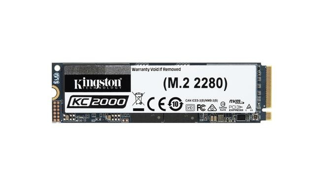 Kingston Technology KC2000 M.2 1000 GB PCI Express 3.0 3D TLC NVMe