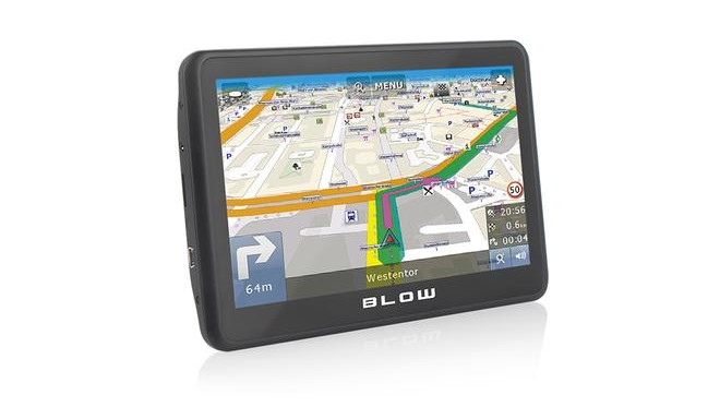 BLOW 78-555# navigator Fixed 17.8 cm (7") TFT Touchscreen Black