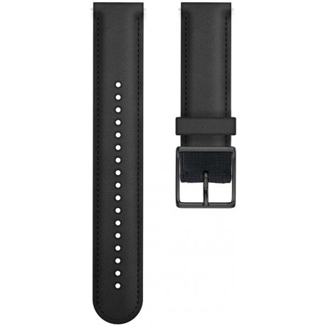 Polar kellarihm 20mm M/L Leather, must nahk