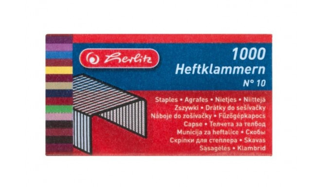 Скобы для степлера Herlitz №10 1000шт