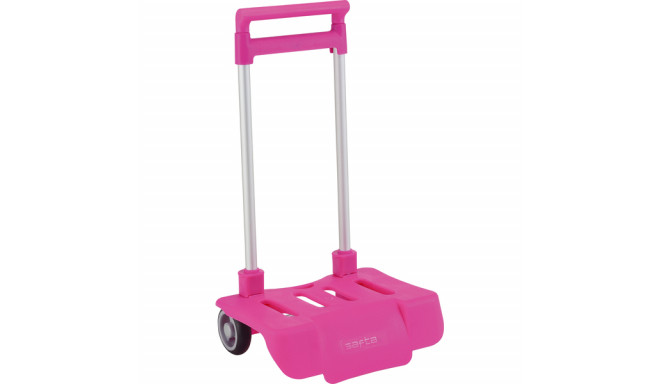 Folding Backpack Trolley Safta Fuchsia 30 x 85 x 23 cm