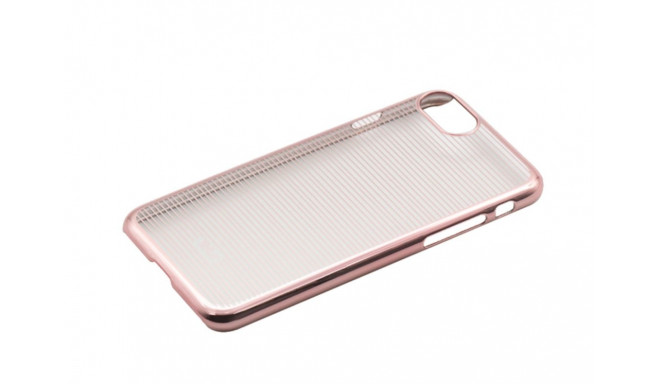 Tellur Cover Hard Case for iPhone 7 Horizontal Stripes rose