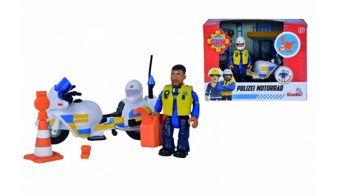 Fireman Sam Police Motor with figurine