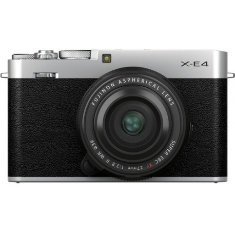 Fujifilm X-E4 + 27mm f/2.8 Kit, hõbedane