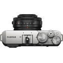 Fujifilm X-E4 + 27mm f/2.8 Kit, hõbedane