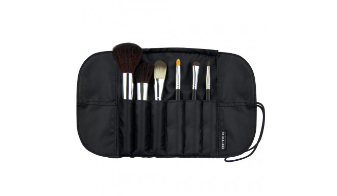 BETER PROFESSIONAL estuche-manta con brochas make up 6 u