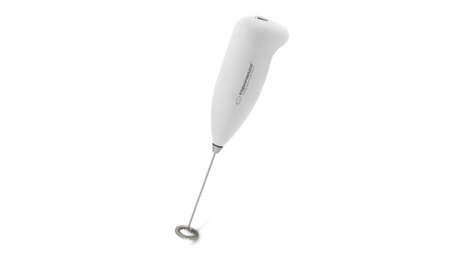 Mini milk frother latte Esperanza, white