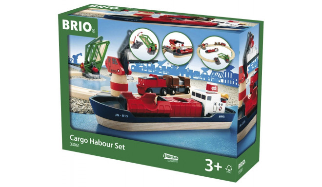 BRIO mänguklotsid Cargo Harbour Set (33061)