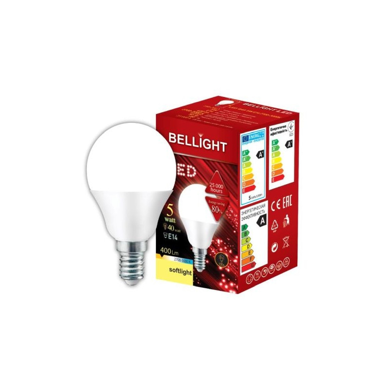 Bellight BELL009 lamp E14 5W 3000K LED - Photopoint