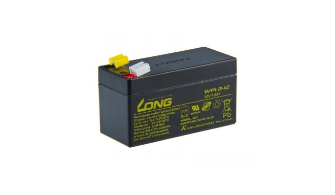 Long UPS battery 12V 1,2Ah Lead-Acid Highrate F1 (WP1,2-12)