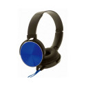 Rebeltec headphone with microphone Montana blue