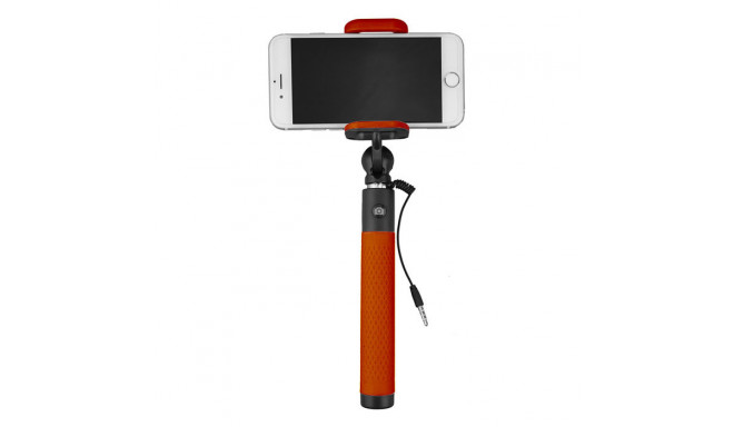 Caruba Selfie Stick Plug & Play Oranje