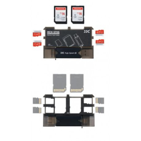 JJC MCH STK6GR Geheugenkaart Houder Kit