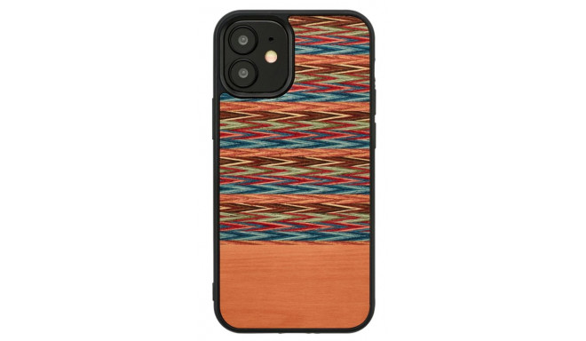MAN&WOOD case for iPhone 12 mini browny check black