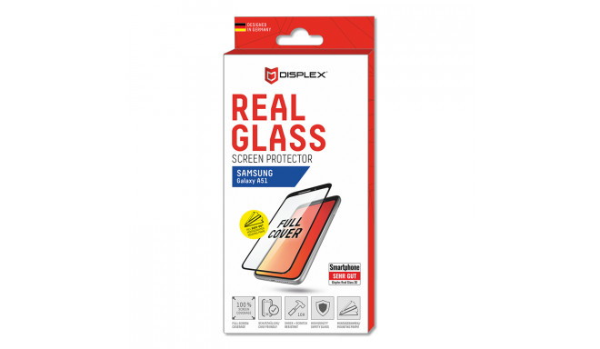 Samsung Galaxy A51 Real Glass 3D By Displex Black