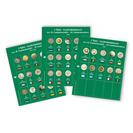 SAFE Premium Coin Album 2€ - Band 3, 4 Extra Pages