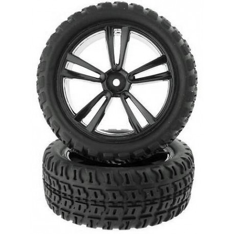 Himoto передние колеса для машины на дистанционном управлении Short Course Front Wheels (31406B)