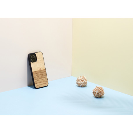 MAN&WOOD case for iPhone 12/12 Pro terra black