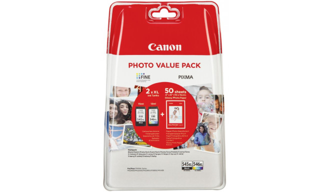 Canon ink + photo paper Value Pack PG-545XL/CL-546XL