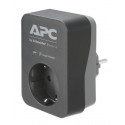 APC ESSENTIAL SURGEARREST 1 OUTLET BLACK 230V GERMANY