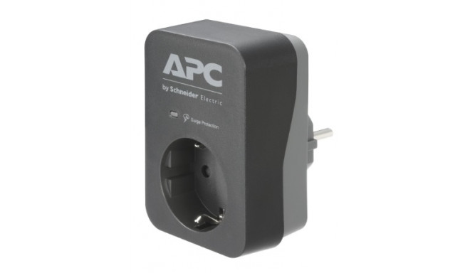 APC ESSENTIAL SURGEARREST 1 OUTLET BLACK 230V SCHUKO