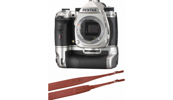 Pentax K-3 Mark III Premium Kit, серебристый