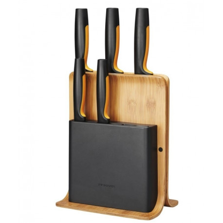 Fiskars noakomplekt Functional Form Bamboo 5tk (1057552)