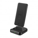 Acme power bank with wireless charging PB301 10000mAh, black