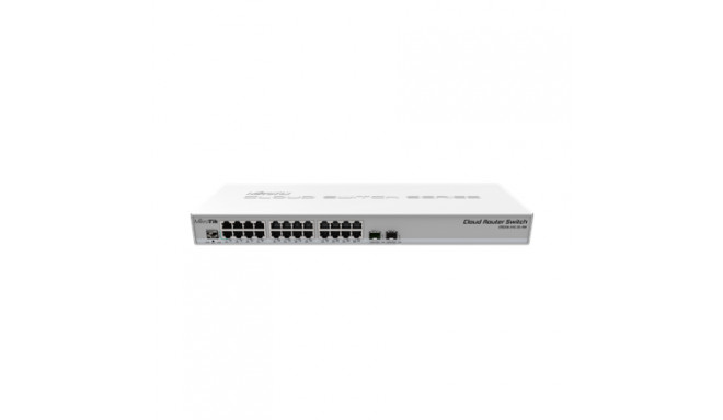 MikroTik | Pilvruuteri lüliti CRS326-24G-2S+RM | Hallatav L3 | Riiulipaigaldatav | Gigabit Ethernet 