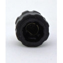 TC-620 Volume control knob (mould transferred) black PC+ABS C1200HF 00 (RoHS)