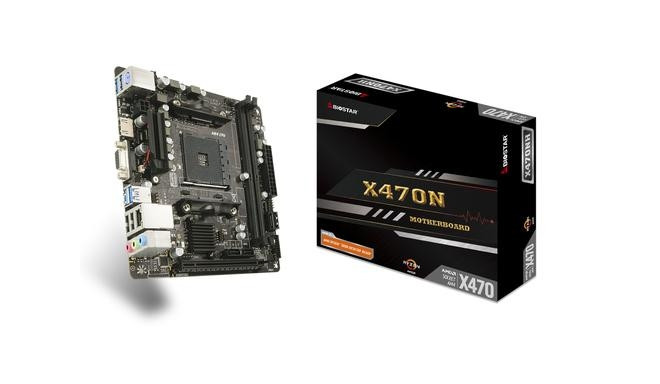 Biostar X470NH motherboard AMD X470 Socket AM4 mini ITX