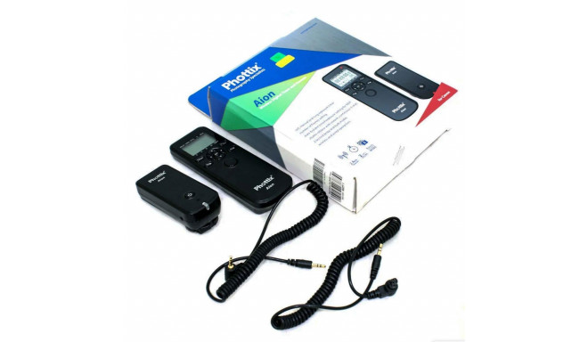 Phottix Aion Wireless Timer and Shutter Release. All Cables