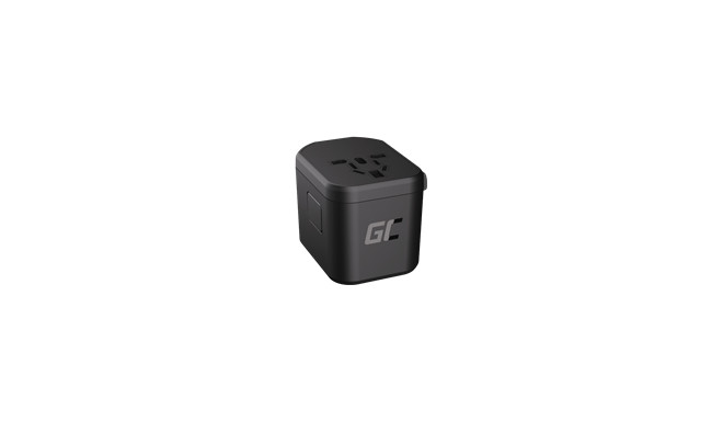 GREEN CELL travel adapter TripCharge PRO + 18W PD