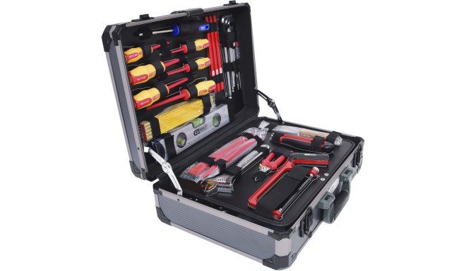 KS Tools 1/4 + 1/2 Electricians Tool Set  128 pcs