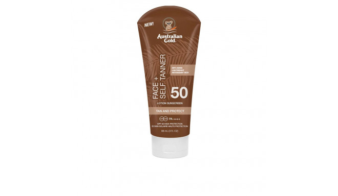 AUSTRALIAN GOLD FACE SELF TANNER SPF50 sunscreen 88 ml