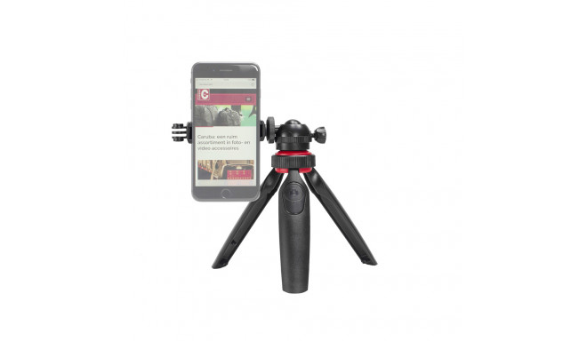 Caruba Orbit20 Ministatief incl. Bluetooth Remote Control en Phoneholder & GoPro holder