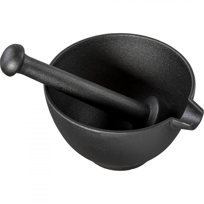 Zassenhaus Large Cast-Iron Mortar and Pestle