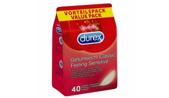 Durex kondoomid Feeling Sensitive Value Pack 40tk