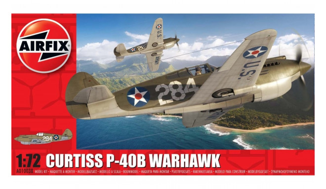 Airfix plastikmudel Curtiss P-40B Warhawk