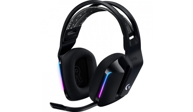 Juhtmevaba Peakomplekt Logitech G733 RGB, must