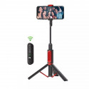BlitzWolf BW-BS10 2in1 Selfie Stick + Tripod Telescopic Stand with Bluetooth Remote Control / Black
