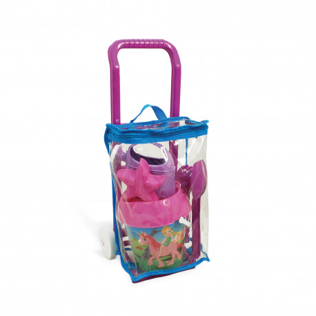 ADRIATIC trolley with bucket set Unicorn, diam. 18 cm, 1106