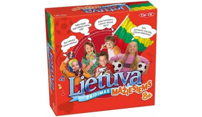 TACTIC Board game Lithuania Trivia Junior (In Lithuanian lang.)