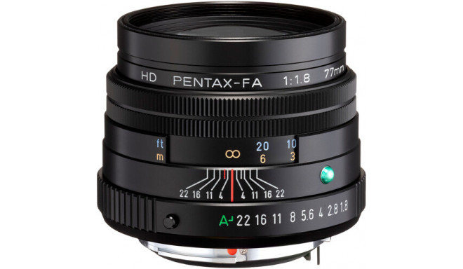 HD Pentax FA 77mm f/1.8 Limited lens, black