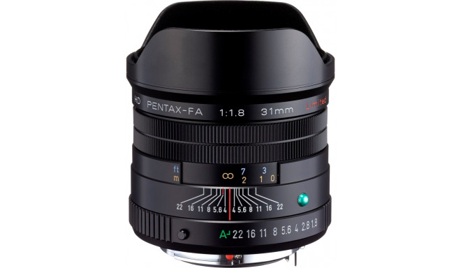 HD Pentax FA 31mm f/1.8 Limited объектив, черный