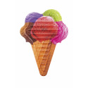 BESTWAY täispuhutav madrats Ice Cream, 1.88m x 1.30m, 43183