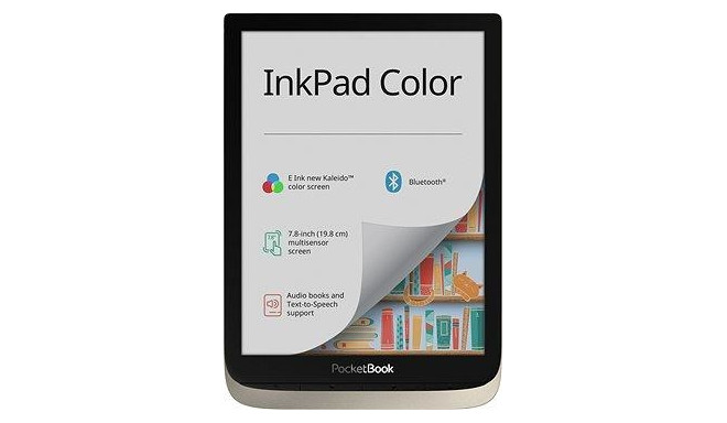 E-Reader|POCKETBOOK|InkPad Color|7.8"|1872x1404|Micro SD|Silver|PB741-N-WW