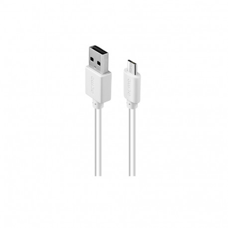 Acme kaabel USB - microUSB 2m, valge (CB1012W)