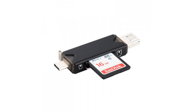 JJC CR UTC3 BLACK USB 3.0 Card Reader