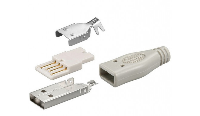 Goobay plug USB-A (M) solder version